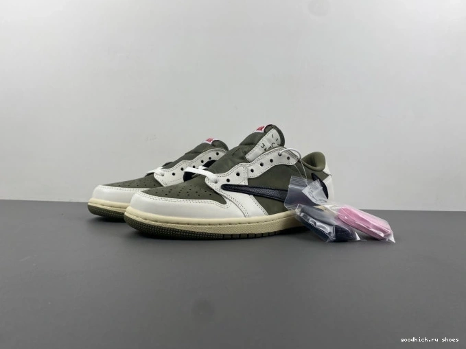 1 X MEDIUM LOW OLIVE OG AIR DM7866-200 SCOTT JORDAN TRAVIS 0719